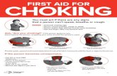 First Aid for Choking · 2015. 3. 30. · First Aid for Choking Author: New York State Department of Health Subject: chocking aid Keywords: choke, heimlich, object, food, blue, breath,
