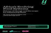 Africa’s Evolving Food Systems...Working Paper October 2014 Food and agriculture Keywords: Africa, agricultural policies, development, food systems Africa’s Evolving Food Systems