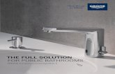 THE FULL SOLUTION FOR PUBLIC BATHROOMS · 2020. 5. 25. · suitable for infra-red set 36 463 000 47 780 000 Extension set 27.5 mm for 36 458 000 / 36 459 000 36 407 001 Remote control