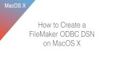How to Create a FileMaker ODBC DSN on MacOS X · 2015. 8. 31. · ODBC,'JDBC settings ODBC/JDBC Settings on ODBC'JDBC to all Shared using this pro ... Activity Monitor (All Processes)