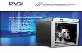 DVS - Surface Measurement Systems · 2021. 1. 19. · DVS Mass Baseline Stability Over 24 HoursPlot Humidity Performance The DVS Adventure has the highest level of . humidity precision
