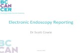 Electronic Endoscopy Reporting - BC Cancer · 2019. 11. 14. · Electronic Endoscopy Reporting Dr Scott Cowie . Disclosures •None to report . Learner Centred Objectives •Review