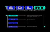 Specification and Description Language Real Time standard · 2013. 4. 22. · SDL-RT standard V2.3 Page 6 Specification & Description Language - Real Time 1 - Introduction As its