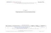 Equipment Commissioning Procedure · 2020. 2. 13. · Equipment Commissioning Procedure EHS-00017 R15 Printed copies are considered uncontrolled. Verify revision prior to use. DCN1846
