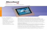 ChassisTouchTM FPD Touch Monitor · 2006. 3. 3. · the FPD display • The touch screen ... levels of durability and reliability 24 hours a day, 7 days a week • Bezeled or non-bezel