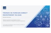 TRENDS IN FOREIGN DIRECT INVESTMENT IN ASIA Foreign... · 2020. 11. 4. · 3 Inward FDI to Asia already declining in 2019 Inward Foreign Direct Investment in Asia, by Mode of Entry