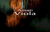 Table of Contents - Native Instruments · AMATI VIOLA is part of Native Instruments' Cremona Quartet series. A pioneering luthier, Andrea Amati is widely regarded as the inventor