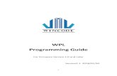 WPL Programming Guidefile.wincode.tkidn.com/Manual/PrinterCommand/WPL_EN.pdf · arcode Type Table (P4): Value Type Outward 11 ode 11 39 ode 39 93 ode 93 128 ode 128 auto A, B, C modes