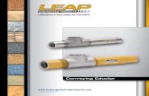 Conveying Eductor - LEAP Engineered Products...Conveying Eductor Model L1 L2 L3 H1 H2 F1 F2 øD (Pipe) øD (Tube) E20 14.21 4.88 9.32 3.59 2.25 1 1/2 2 2.375 2 E25 17.86 6.09 11.77