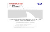 TATSUNO-BENČ EUROPE A.S. stazeni...TATSUNO-BENČ EUROPE A.S. Combined dispensers Liquid Fuel & LPG series SHARK BMP2000.S Installation and User Manual Document: Combined dispensers