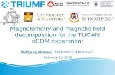 Magnetometry and magnetic-field decomposition for the ...decomposition for the TUCAN nEDM experiment Wolfgang Klassen1, J.W.Martin1,2,R.Mammei1,2 February 15, 2019 1 2 T U C A N 2