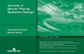 Volume II: Sewer Piping Systems Design...Volume II: Sewer Piping Systems Design Municipal Technical Manual Series Ring-Tite® & Enviro-Tite® Sewer Pipe & Fittings Ultra-Rib®, Ultra-X2TM