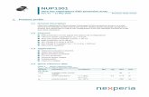 NUP1301 Ultra low capacitance ESD protection arrayNUP1301_1 Product data sheet Rev. 01 — 11 May 2009 3 of 13 Nexperia NUP1301 Ultra low capacitance ESD protection array [1] Pulse