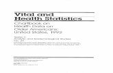 Trade name disclaimer - Centers for Disease Control and ...Library of Congress Catsloging-in-Publication Dafa Chartbook onhealth data onolder Americans : United States, 1992. p. cm,