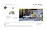 LAMEGO Club Chair - Ratana · 2018. 10. 16. · LAMEGO Club Chair Frame: Aluminum Finish: Cobalt Graphite Frame: Strap Finish: Cobalt Graphite ddllldll12 mm TECHNICAL INFORMATION