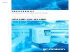 Qnisz - G7...i Preface This manual is designed to ensure correct and suitable application of Varispeed G7-Series Inverters. Read this manual before attempting to install, operate,