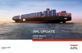 APL UPDATE€¦ · 2018 2019 th Supply Demand Trans-Pacific market expected to remain robust in 2019 ... PE1 APL Detroit 0TU4ZE1PL Port Klang, 6 Mar ’19 L.A., 3 Apr ’19 SC1 CMA