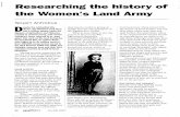 I i • Researching the history of - Women's Land Army · 2017. 7. 26. · WLA's activities in Bedfordshire, I am keen to encourage others to do ... was sent to se!"ve i11 the WOmen's