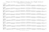 Major & Melodic Minor Scales for High School · 2015. 5. 15. · Ver. 1.0 Fall 2011 Bass Pg. 1 Major & Melodic Minor Scales for High School Bass Stafford County Strings?#### # 37