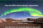The GLORIA demonstrator experimentgloria-project.eu/.../2014/05/wilga_2013_a_majcher.pdfWilga 2013 The GLORIA demonstrator experiment A. Majcher 5 GLORIA Project goals: –Create free