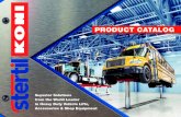 PRODUCT CATALOG - Hoffman Services · 2020. 1. 10. · Stertil-Koni lifting systems, shop equipment and accessories are sold through a dedicated, exclusive and experienced distributor