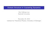 Ben Vollmayr-Lee Bucknell University Institute for Theoretical ...bvollmay/talks/2012_11_20...Is the Domain Structure Universal? It is forequilibriumcriticality (percolation, Ising