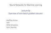 !Neural!Networks!for!Machine!Learning! !Lecture!6a …hinton/coursera/lecture6/lec6.pdf · 2019. 1. 13. · !Neural!Networks!for!Machine!Learning!!!Lecture!6a Overview!of!mini9batch!gradientdescent