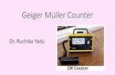 Geiger Müller Counter - WordPress.com · 2018. 9. 8. · History •The German physicist Hans Wilhelm Geiger is best known as the inventor of the Geiger counter to measure radiation.