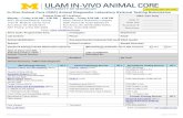 ULAM In-Vivo Animal Core External ADL Testing Submission ......View ULAM Rates Email completed form to ulam-ivac@umich.edu Email: ulam-ivac@umich.edu UPS/FedEx charges and/or processing