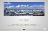 CAMNAT · 2014. 12. 19. · CAMNAT P ROJECT Goal: enable more consistency in Annual Network Plans and 5-Year Assessments required by 40 CFR 58.10 Objective: Web-based application