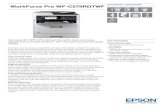 DATASHEET / BROCHURE WorkForce Pro WF-C579RDTWF · 2018. 12. 6. · WorkForce Pro WF-C579RDTWF DATASHEET / BROCHURE Our latest A4 RIPS MFD delivers fast print, scan and copy speeds