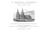 St. Patrick’s Cathedral · 2020. 12. 6. · they were trying to bring him in and set him in his presence. But not finding a way to bring him in because of the crowd, ... and go