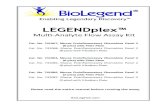 Enabling Legendary Discovery LEGENDplex™ Mul˝-Analyte Flow … · 2020. 12. 22. · LEGENDplex™ Mul˝-Analyte Flow Assay Kit Enabling Legendary Discovery™ For Accurate Quantification