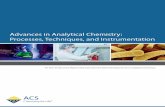 Advances in Analytical Chemistry: Processes, Techniques, and … · 2017. 6. 2. · INTRODUCTION Analytical chemistry laboratories — in academia, government, or industry — run