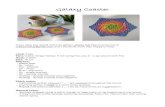 Crochet Sewing Knitting - Galaxy Coasterpretty-ideas.com/.../uploads/2020/08/Galaxy-Coasters.pdfBegin with magic ring. R1 12 sc into magic ring. Pull tight. Sl st to ﬁrst sc. 12sc