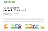 Epsom and Ewell … · Epsom and Ewell is one of the 10% least deprived areas in England. Out of 326 areas in the UK, Epsom and Ewell is ranked 310, where 1 is the most deprived.