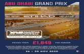 ABU DHABI A MARINA CIRCUIT OFFICIAL ON-SELLER PRICES …ABU DHABI A MARINA CIRCUIT OFFICIAL ON-SELLER PRICES FROM ABU DHABI PER PERSON Prices from £1,849 per person based on 2 adults