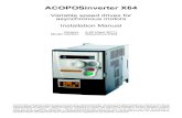 ACOPOSinverter X64 installation manual ... 2354235 11/2008 ACOPOSinverter X64 Variable speed drives