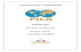 Lutte Libre - Free-StyleSAMOKOV (BUL) 2014-05-06 - 2014-05-11 2014 Résultats - Results Lutte Libre - Free-Style CADET EUROPEAN CHAMPIONSHIP Samokov, (BUL) 6-11.05.2014. FILA AND CELA