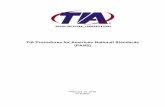 TIA Procedures for American National Standards (PANS)standards.tiaonline.org/sites/default/files/pages/TIA... · 2018. 5. 11. · iii. TIA PANS In May 2014, the TIA Procedures for