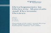 Developments In - Startseite · M.M. Sychov, K.E. Bower, and S.M. Yousaf Novel BaTi0 3-Ag Composites with Ultra-High Dielectric Constants Satisfying X7R Specifications 363 Z. Gui,