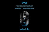 LIGHTSPEED Wireless Gaming Mouse Souris gaming sans fil ......3 Turn mouse on via the switch on the bottom of the mouse 1 2 3 10g. 4 ENGLISH 4 4To charge, disconnect the cable from