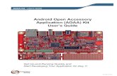 Android Open Accessory Application (AOAA) Kit User’s Guide...microcontrollers from NXP, the LPC1769 (Cortex-M3 core) and LPC11C24 (Cortex-M0 core). The two microcontrollers are connected