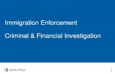Immigration Enforcement Criminal & Financial Investigation marriage - Michael Martin.pdfCFI seeks to disrupt and dismantle the serious and complex organised crime groups (OCG) facilitating