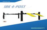 Heavy-Duty Lifts 18K 4-POST...18K 4-POST ALIGNMENT Lifts Hofmann is committed to product innovation and improvement. Therefore, specifications listed in this sell sheet piece may change