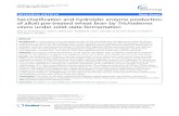 RESEARCH ARTICLE Open Access Saccharification and hydrolytic … · 2017. 8. 27. · RESEARCH ARTICLE Open Access Saccharification and hydrolytic enzyme production of alkali pre-treated