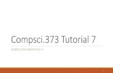 Compsci.373 Tutorial 7 - Auckland · The Assignment skeleton code Your assignment is almost up! The resources of the programming assignment will consist of two parts: 1. A skeleton