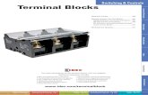 Terminal Blocks - Steven Engineering · 863 10A maximum One-Piece DIN Rail Terminal Blocks 867 15A to 40A One-Piece Power Blocks (DIN rail and surface mount) 865 200A to 350A One-Piece