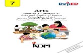 Arts · Arts – Grade 7 Alternative Delivery Mode Quarter 1 – Module 4: Arts and Crafts of Luzon – Principles of Art (Balance, Emphasis, Rhythm, Unity and Variety, Movement,