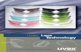 Uvex Lens Technology - Cooper Safety...lens tint for outdoor work environments where sunlight and glare cause eyestrain and fatigue. This sunglass tint is brown/amber in color and